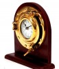 SH7504 - Brass Porthole Desk Clock , 8.5"